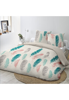 Vanora Lenjerie de pat dubla Dream 4 piese 220 x 240 cm 100% microfibra multicolora - Redecor.ro