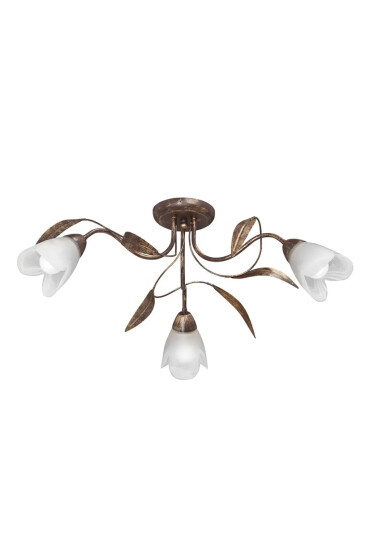 Vitaluce Lustra Marva Copper metal 66x66x18 cm - Redecor.ro